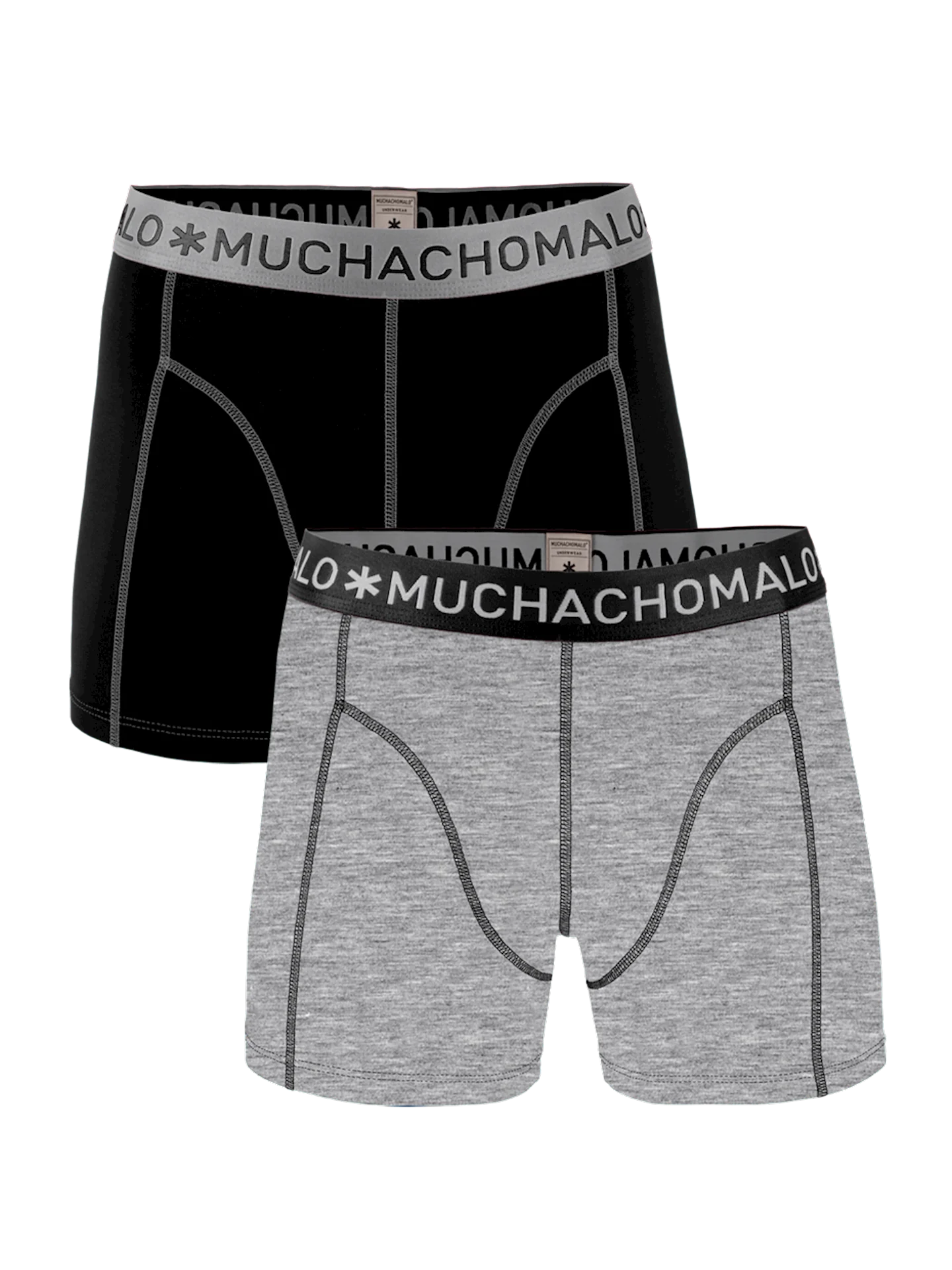 Muchachomalo Jongens 2-pack boxer effen