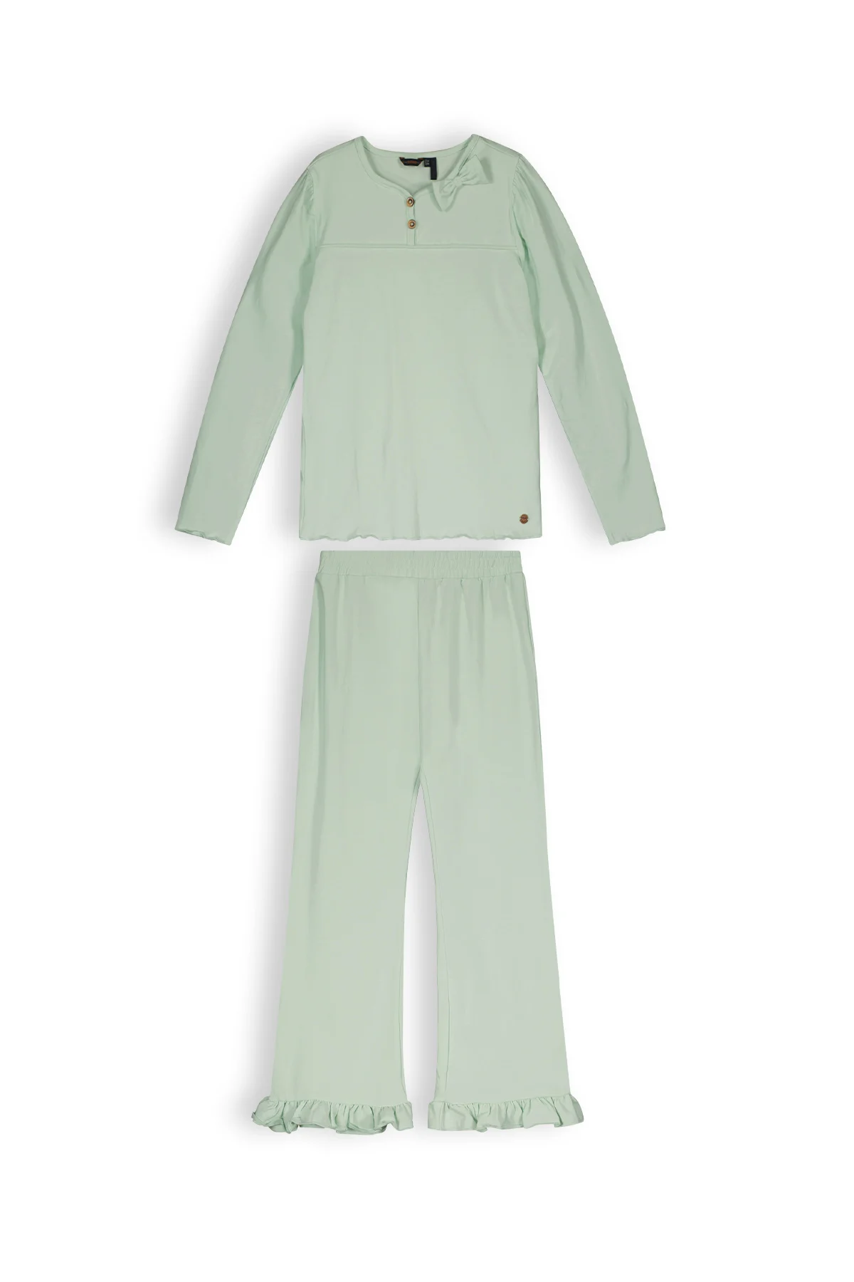 NoNo Meisjes pyjama kushion soft pistache