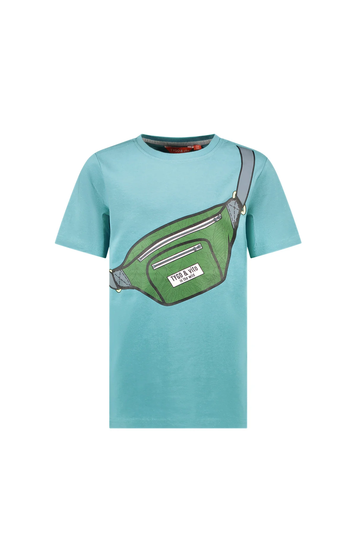 TYGO & vito Jongens t-shirt toby aqua