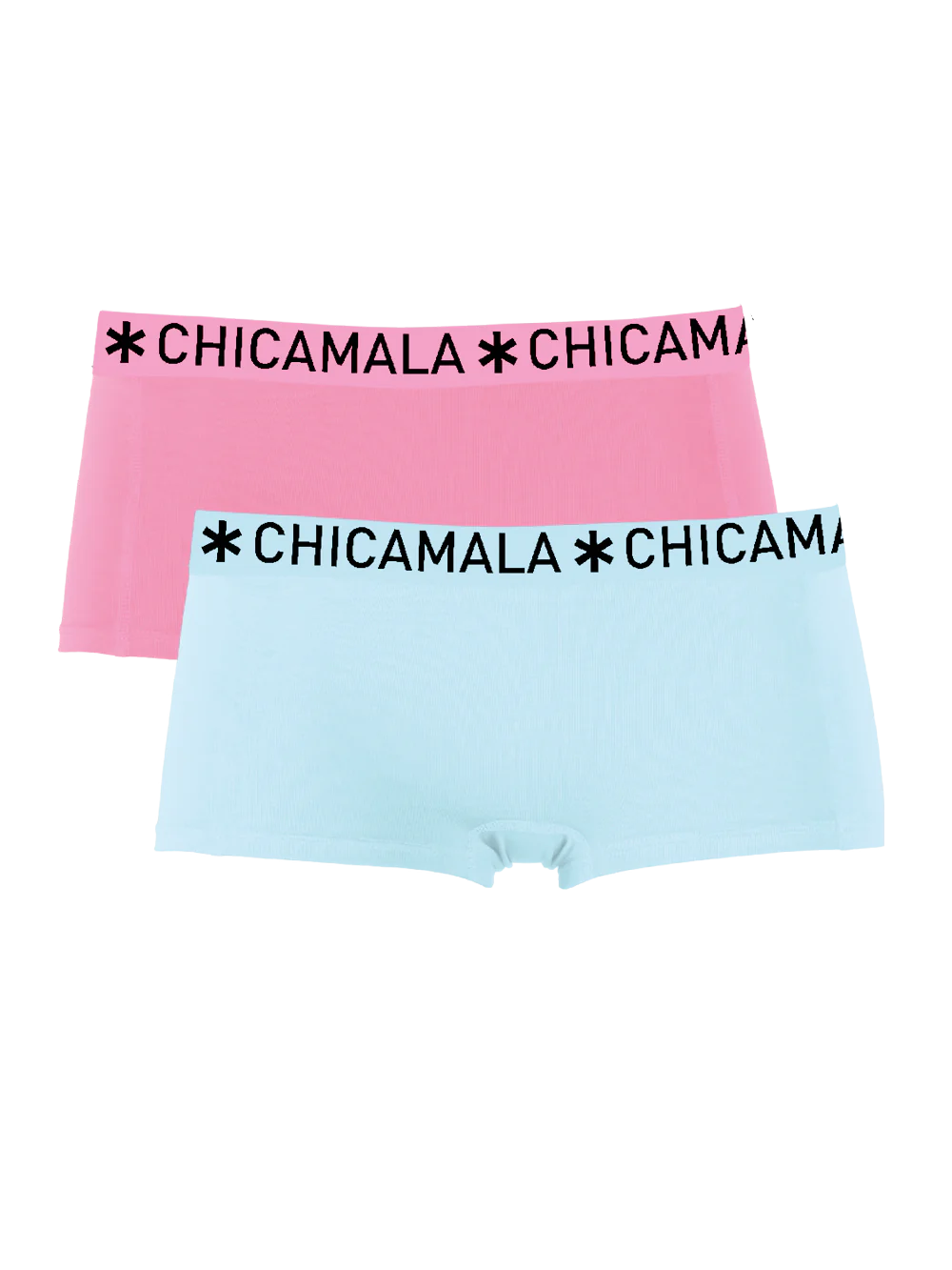 Muchachomalo Meisjes 2-pack boxershorts effen