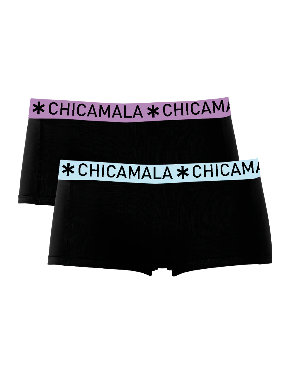 Muchachomalo Meisjes 2-pack boxershorts effen