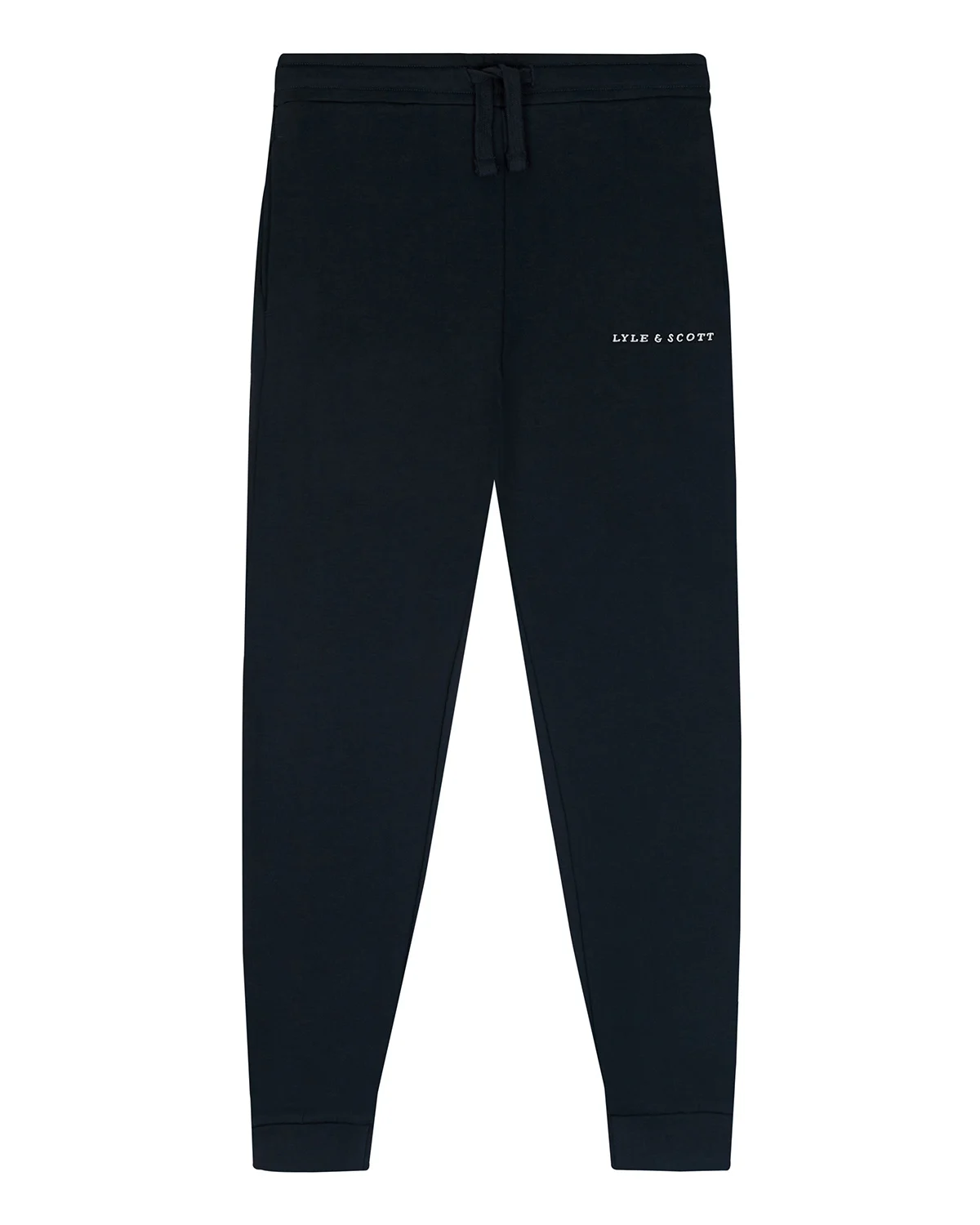 Lyle and Scott Sweat broek script donker navy