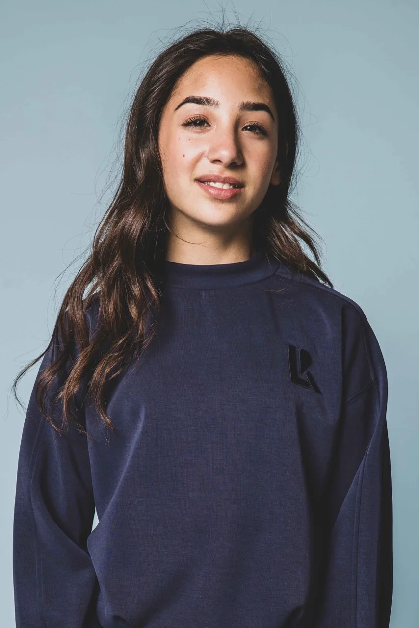 Looxs Revolution Super soft viscose sweater navy voor meisjes in de kleur