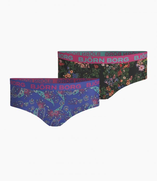 Bjorn Borg Bjorn Borg meisjes hipster 2-pack – paisley & mystic flower