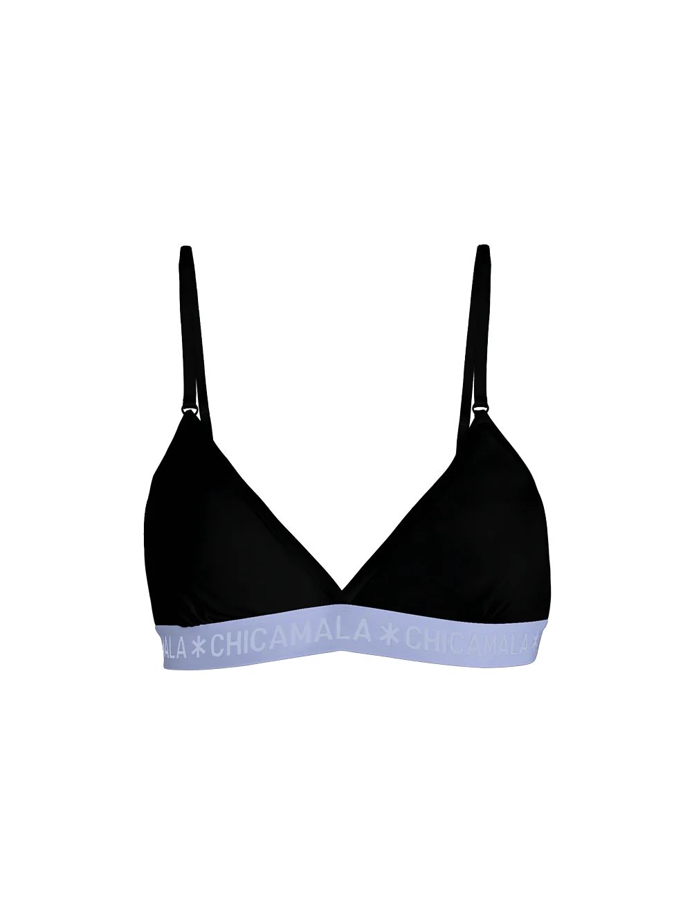 Muchachomalo Meisjes 1-pack triangle top effen