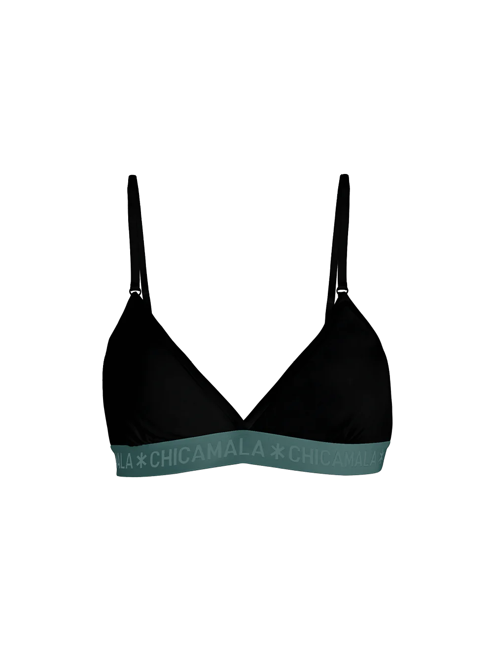 Muchachomalo Meisjes 1-pack triangle top effen