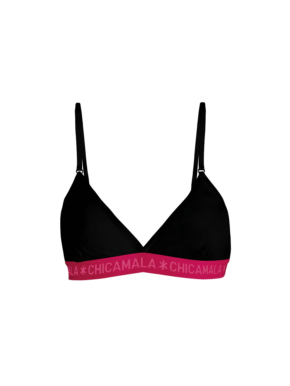 Muchachomalo Meisjes 1-pack triangle top effen