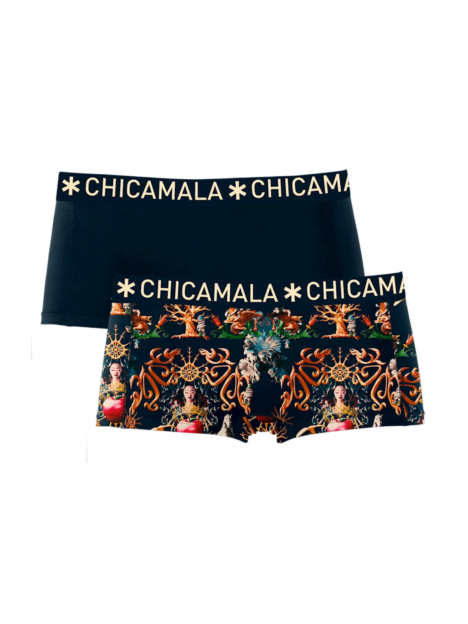 Muchachomalo Meisjes 2-pack boxershorts snowwhite