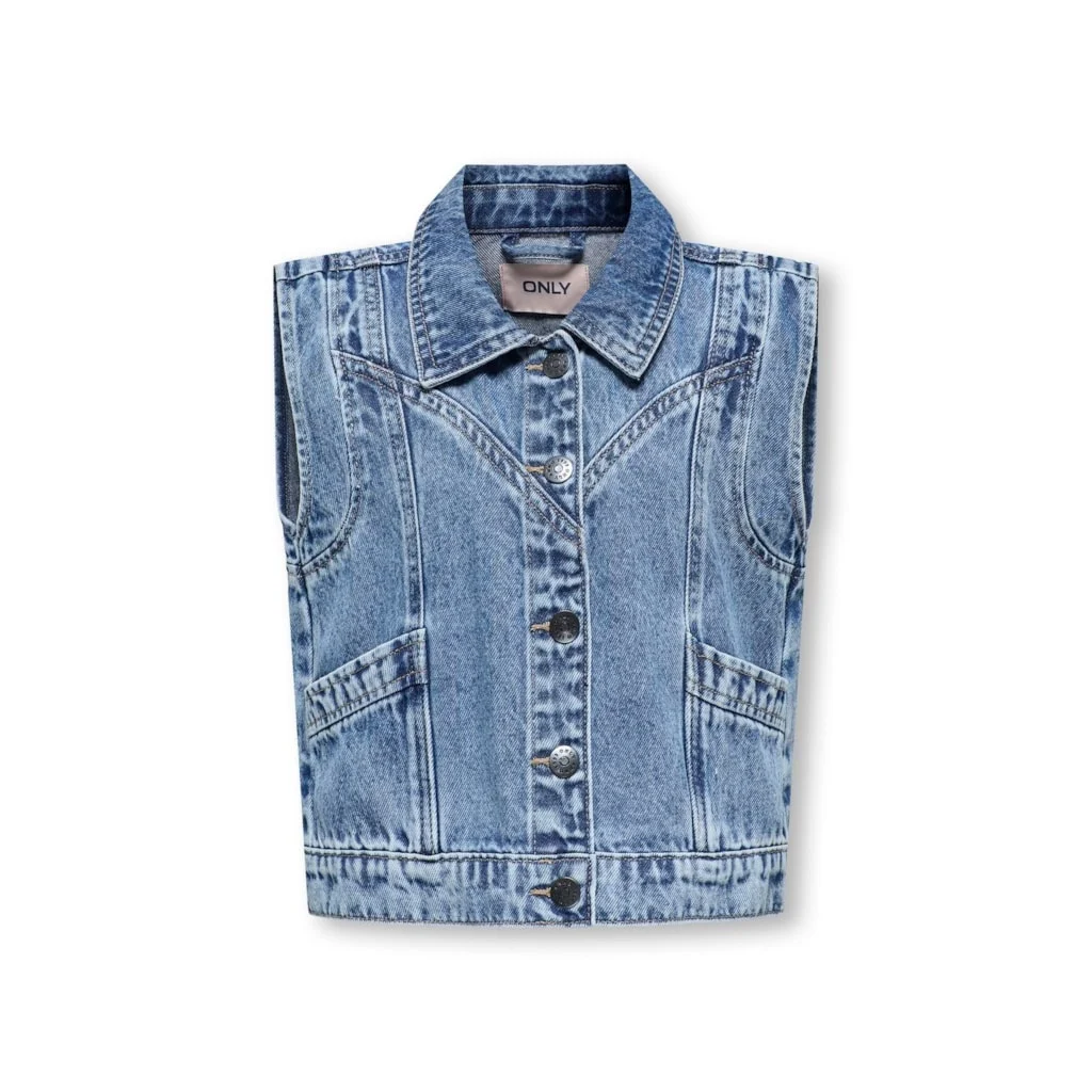 Only Zomer jeans gilet meisjes medium denim kogkennedy