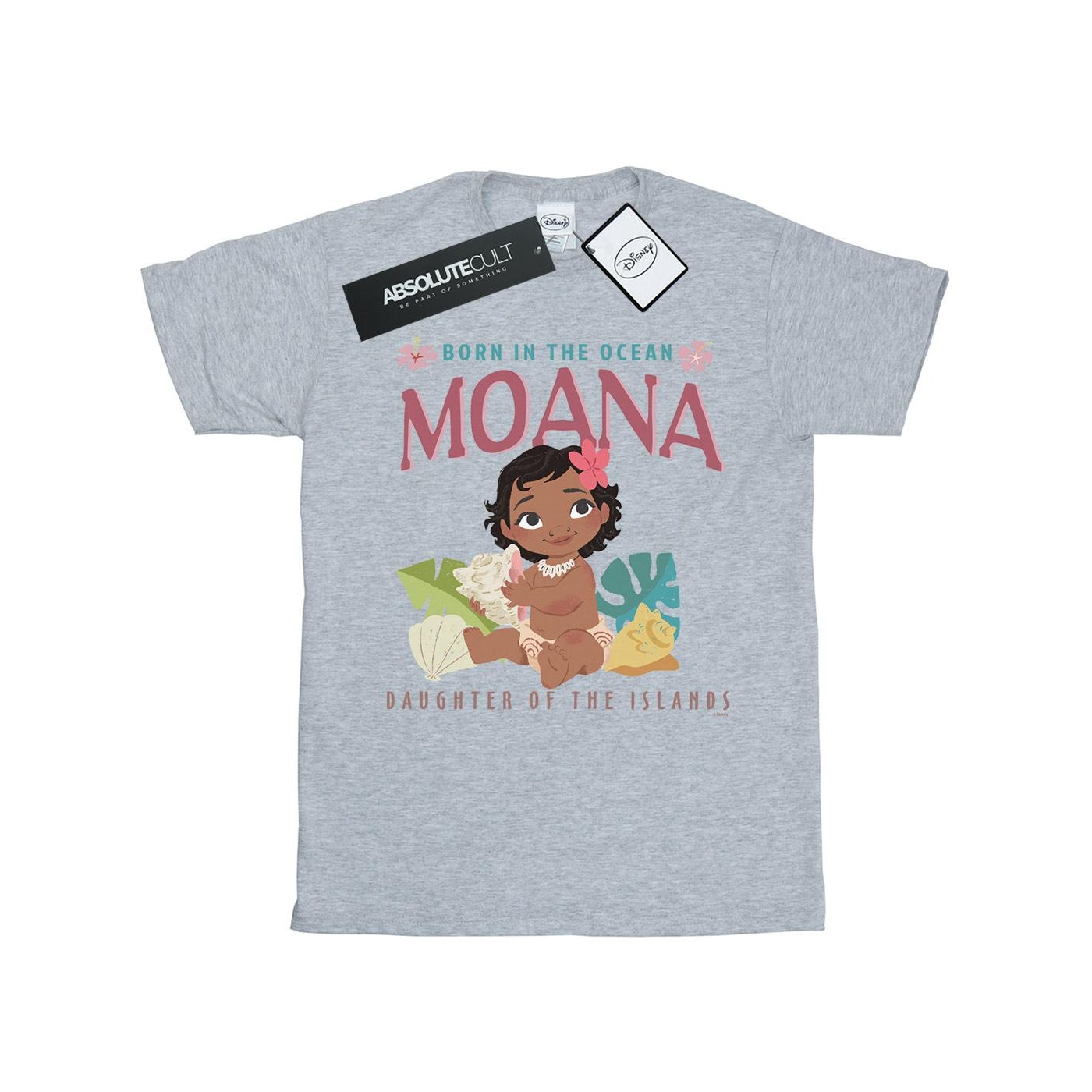 Li-cense Disney meisjes moana geboren in de oceaan katoenen t-shirt