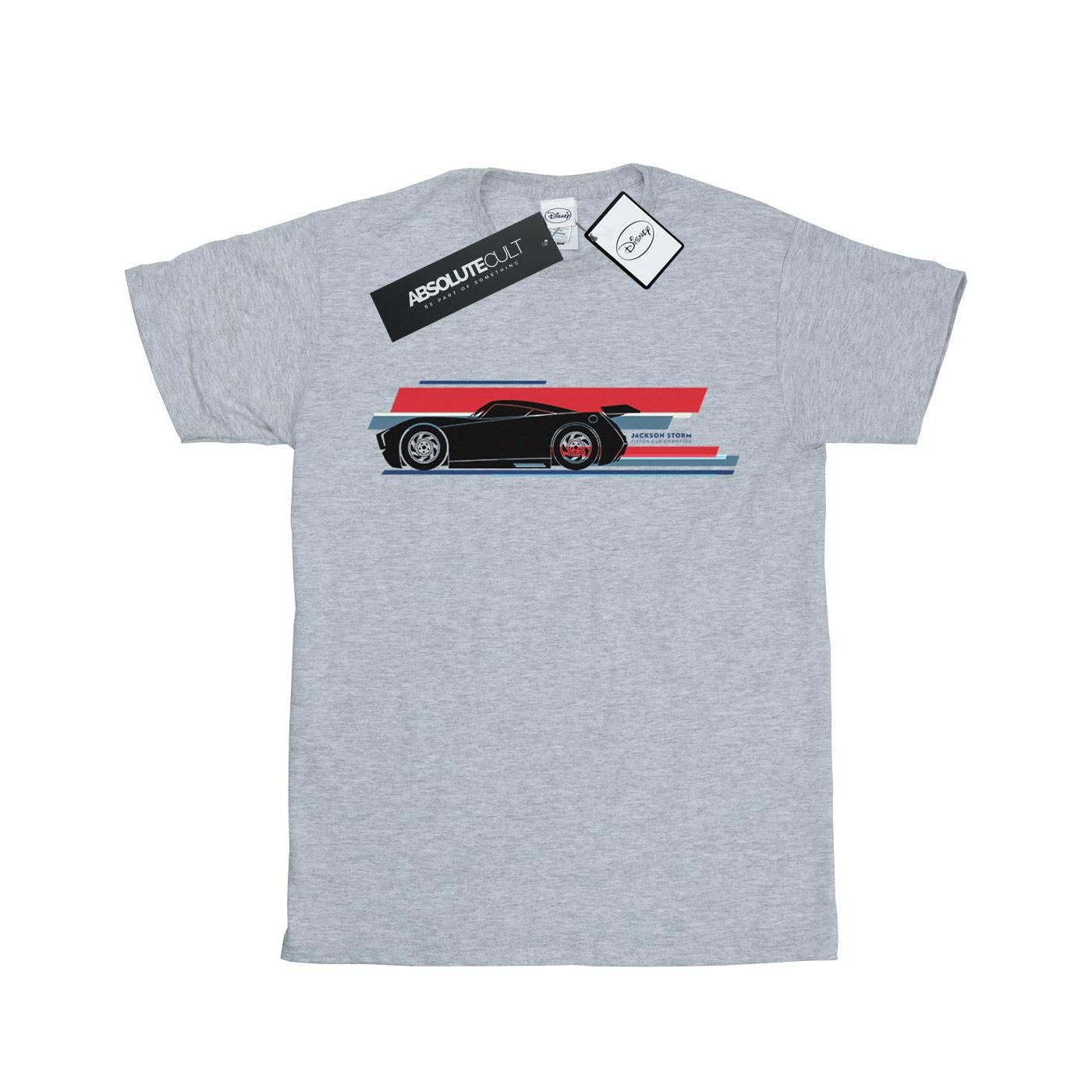 Li-cense Disney meisjes cars jackson storm strepen katoenen t-shirt