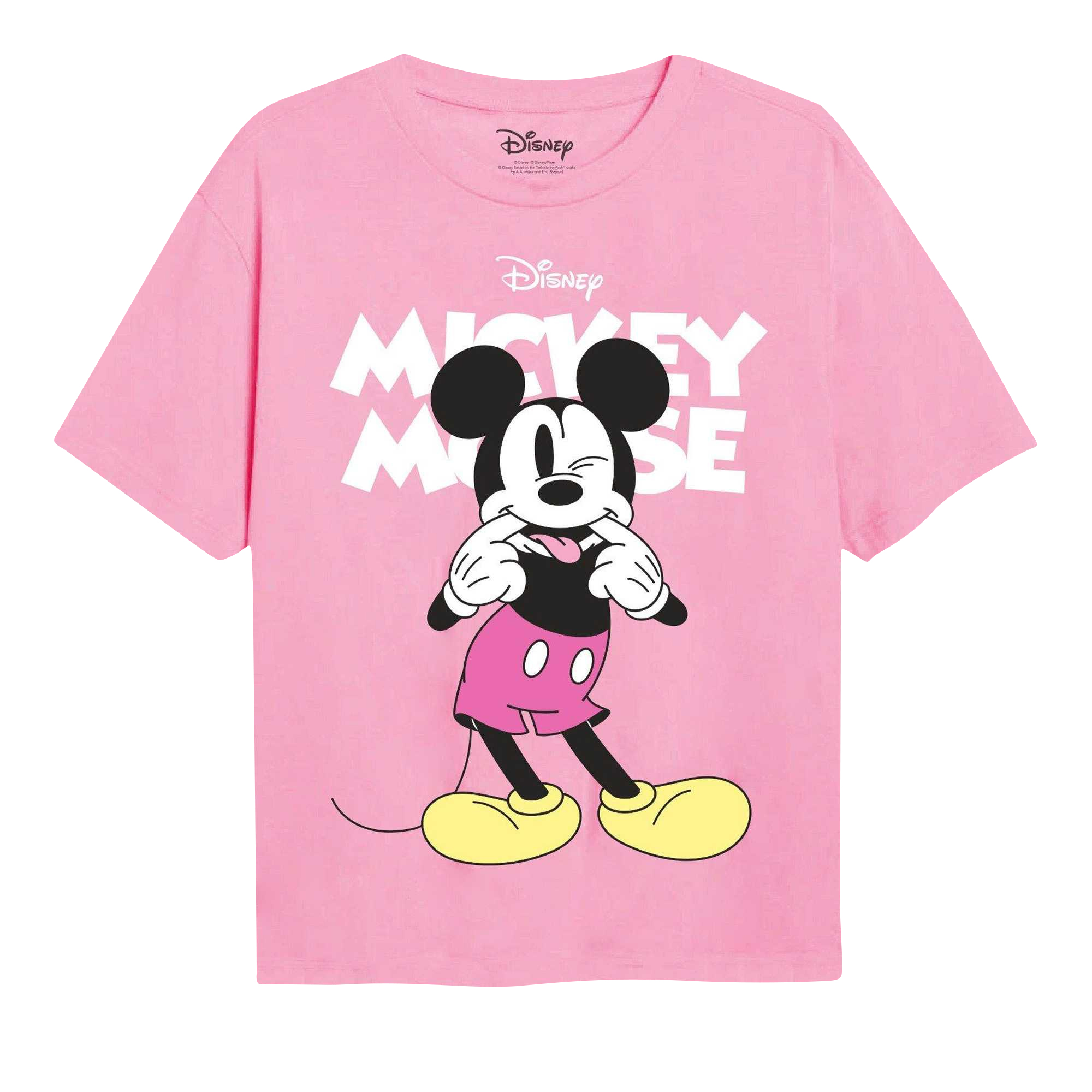 Disney Meisjes mickey mouse silly face t-shirt
