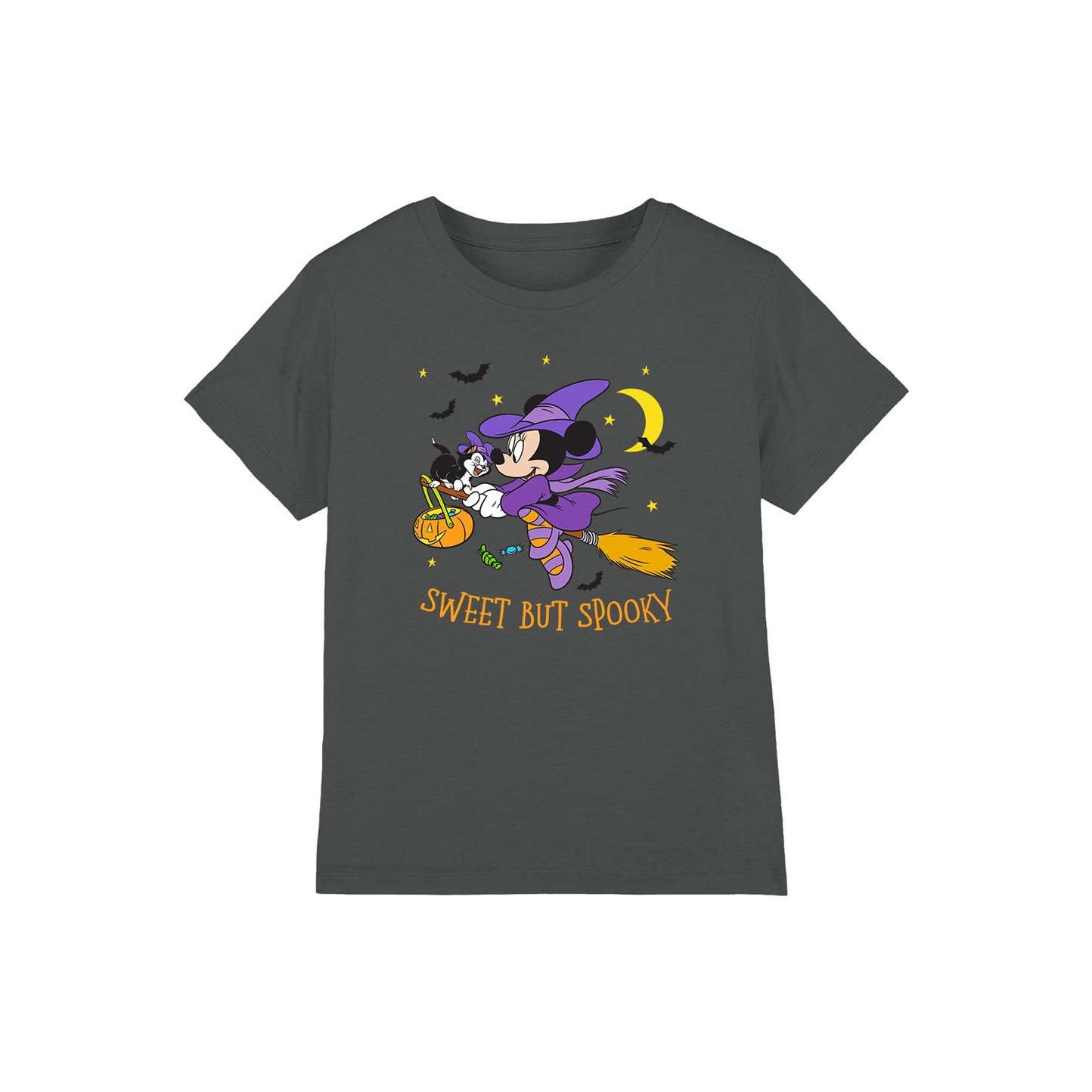 Disney Kinderen/kinderen spookachtig heks minnie mouse t-shirt