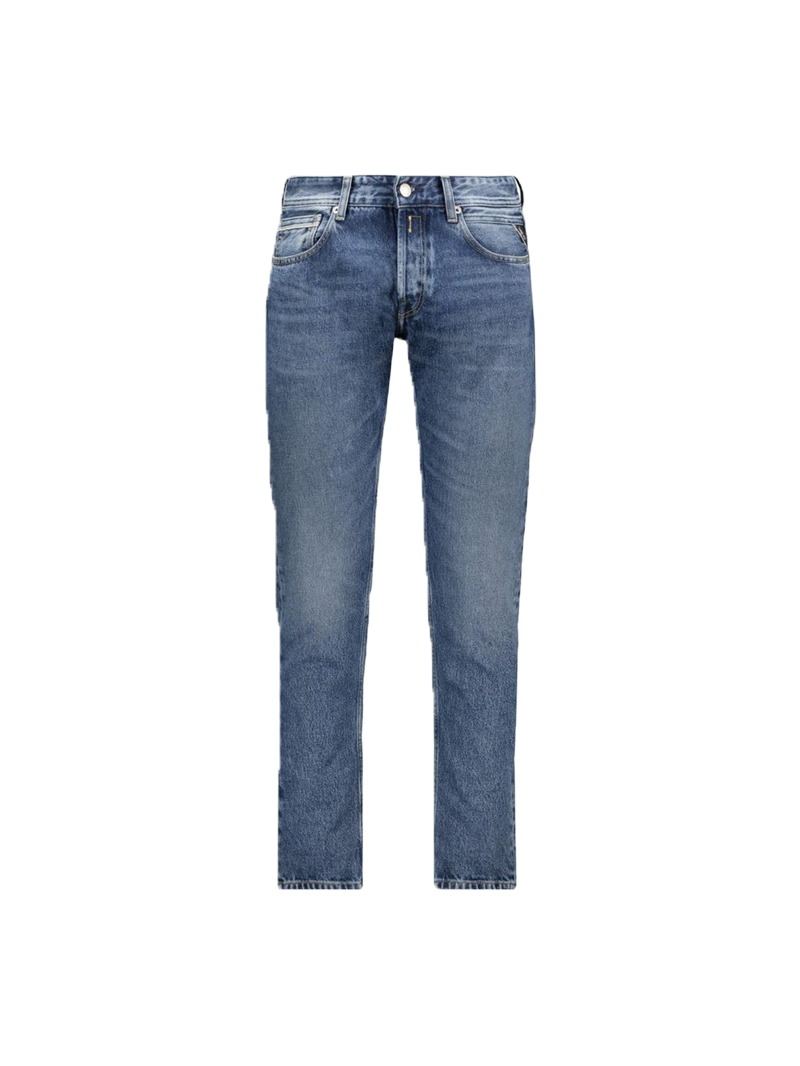 Replay Mannelijk Blauw Grover Straight Fit Maat 30-32
