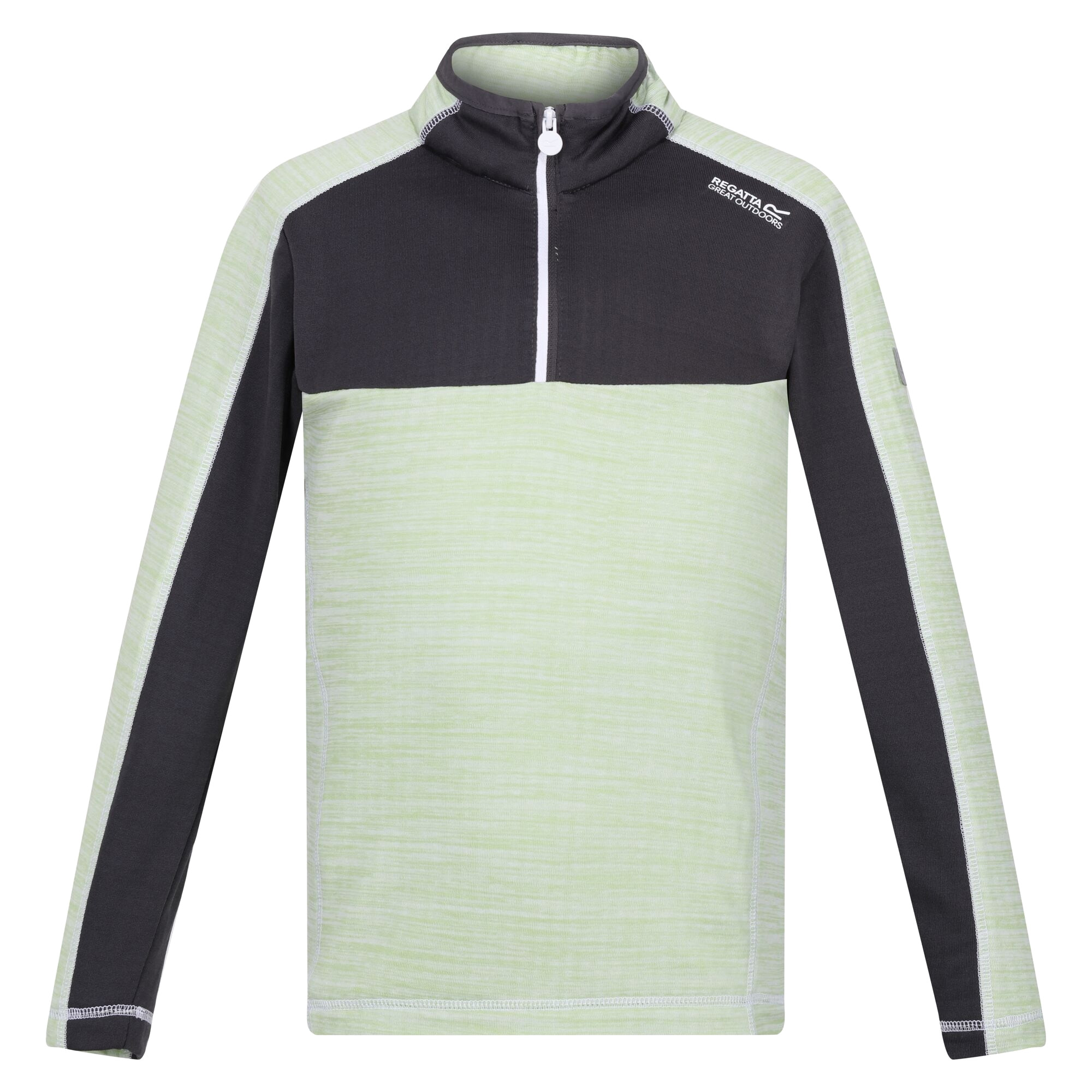 Regatta Kinderen/kinderen hewley recycled half zip fleece top