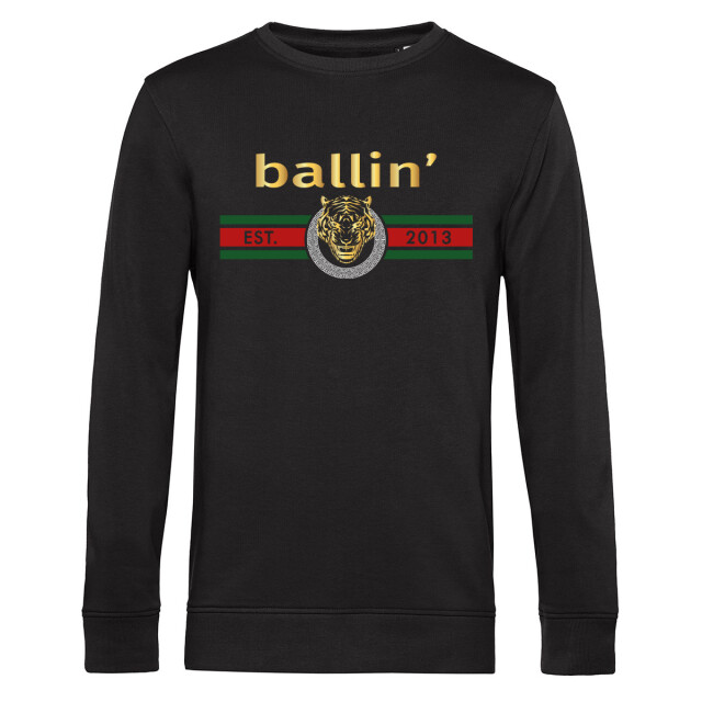 Ballin Est. 2013 Tiger lines sweater SW-H00996-BLK-XXL large