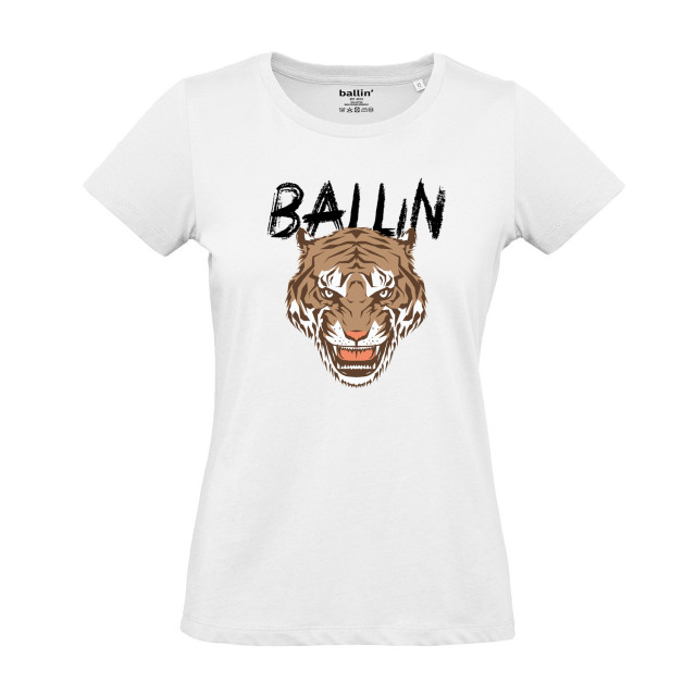 Ballin Est. 2013 Tiger shirt SH-D00991-WHT-S large