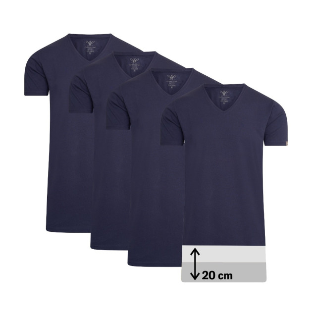 Cappuccino Italia 4-pack t-shirts CAP-4PT-V-NVY-L large