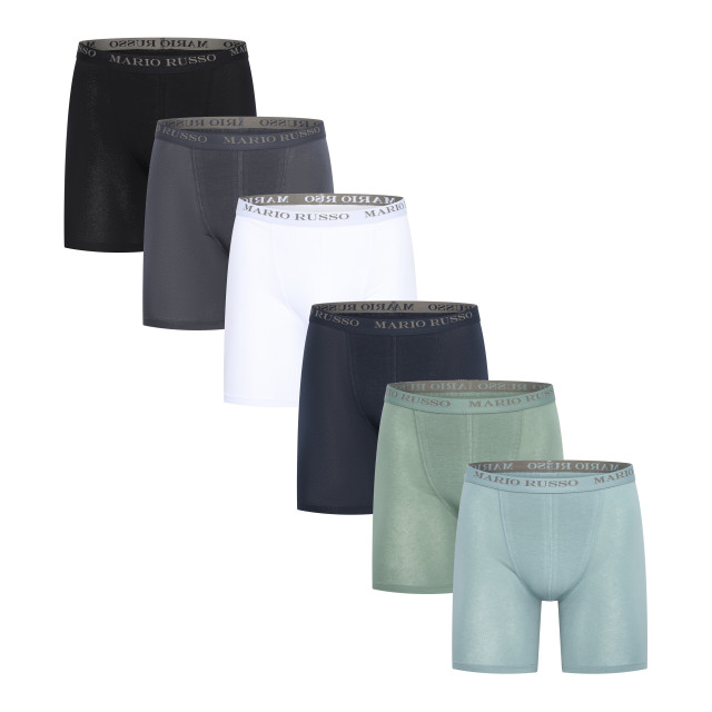 Mario Russo 6-pack long fit boxers MR-6P-MIX-XL large
