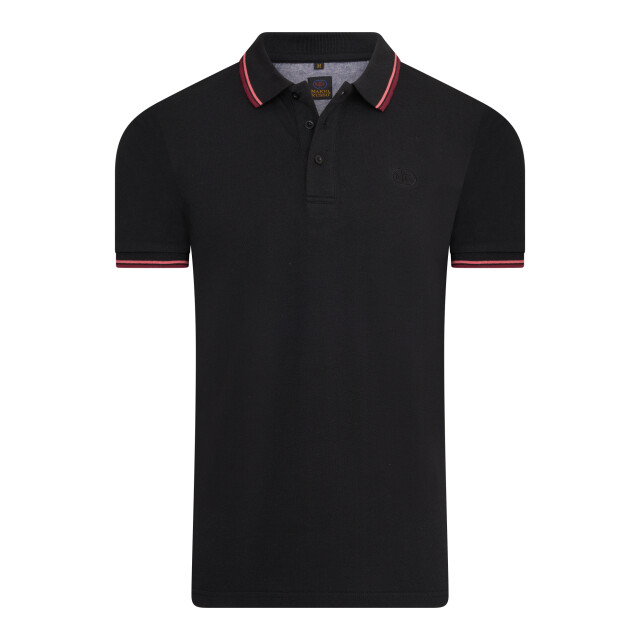 Mario Russo Tipped polo edward MR-EDWARD-BLK-XXL large
