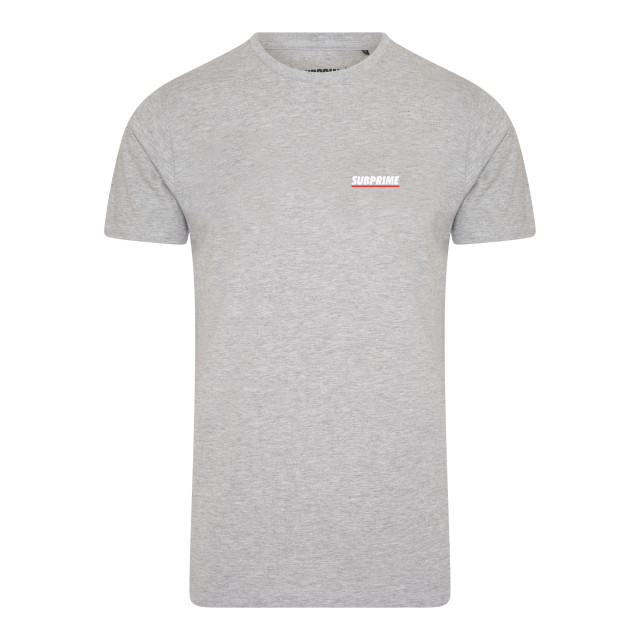 Subprime Shirt chest logo grey SH-CHEST-GRY-M large