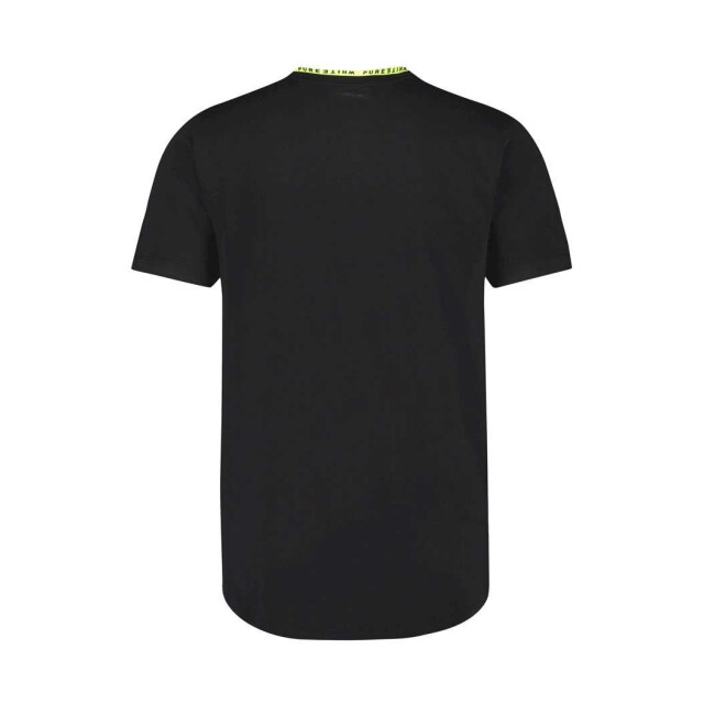 Purewhite Polo t-shirt pw 4 zwart 20010107 large