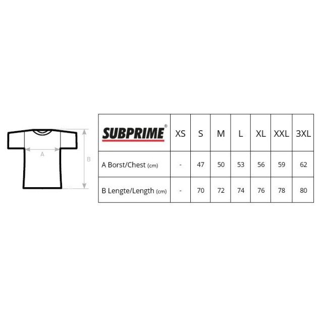 Subprime Shirt block SH-BLOCK-RED-S large