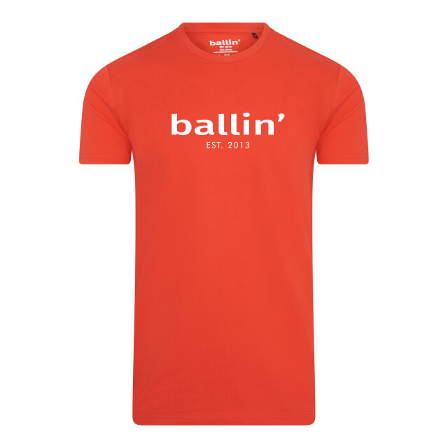 Ballin Est. 2013 Tapered fit shirt SH-H00050-RED-3XL large