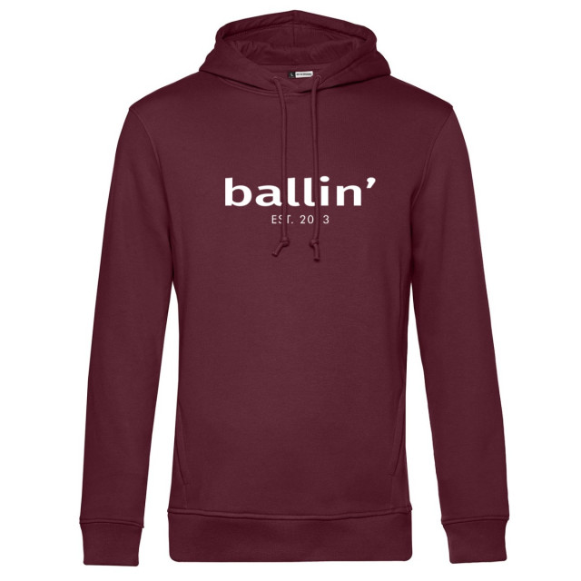 Ballin Est. 2013 Basic hoodie HO-H00050-BURG-L large