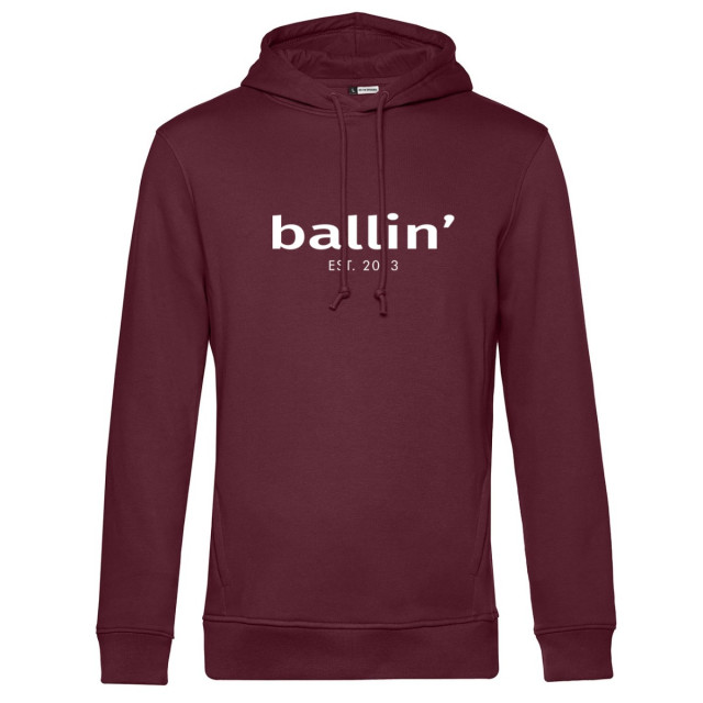 Ballin Est. 2013 Basic hoodie HO-H00050-BURG-XXL large