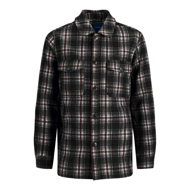 Jack & Jones Jorollie check shirt jacket ls 12198798-BLK-S large