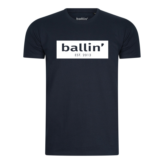 Ballin Est. 2013 Cut out logo shirt SH-H00123-NVY-L large