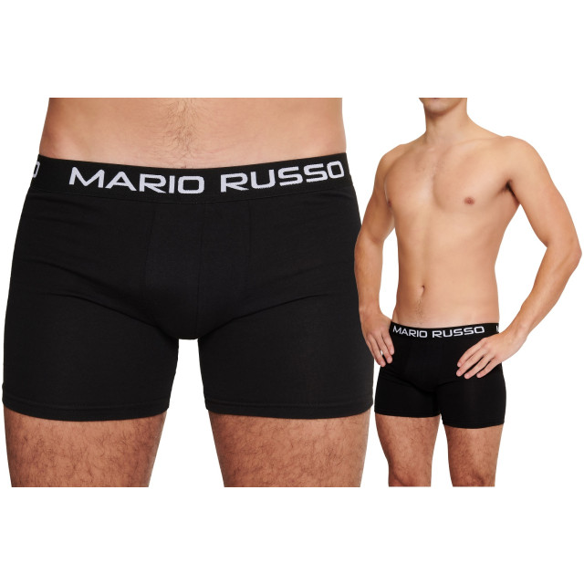 Mario Russo 10-pack basic boxers MR-10P-BLK-L large