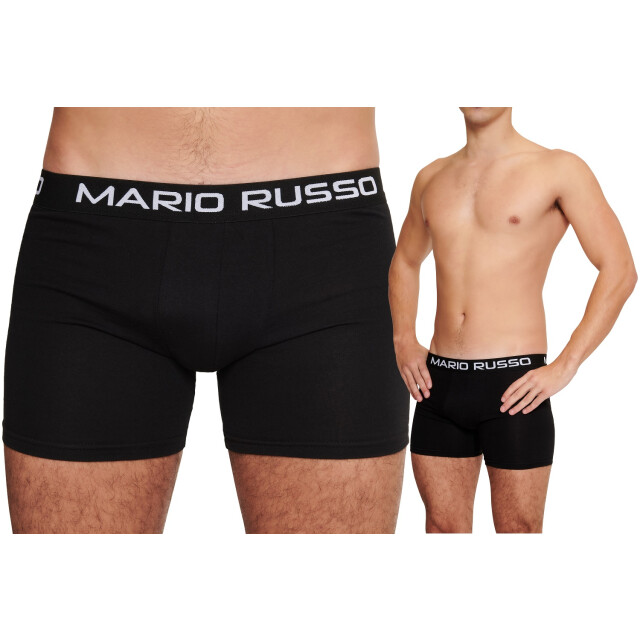 Mario Russo 10-pack basic boxers MR-10P-BLK-L large