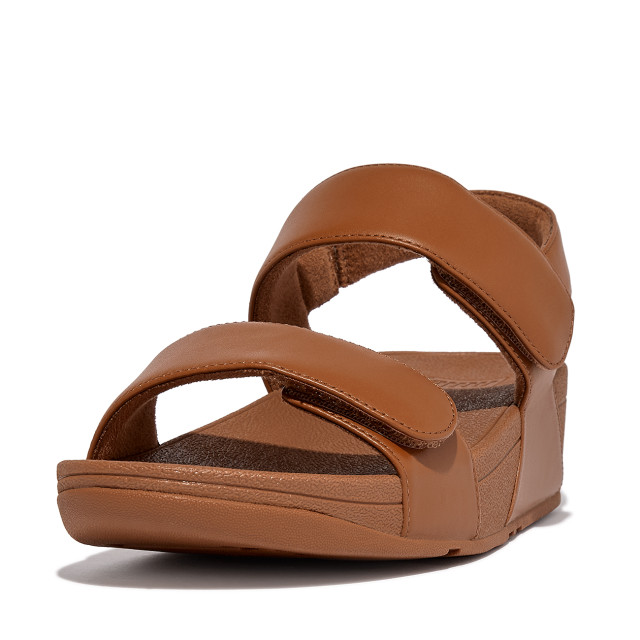 FitFlop Lulu adjustable leather back-strap sandals FV8 large