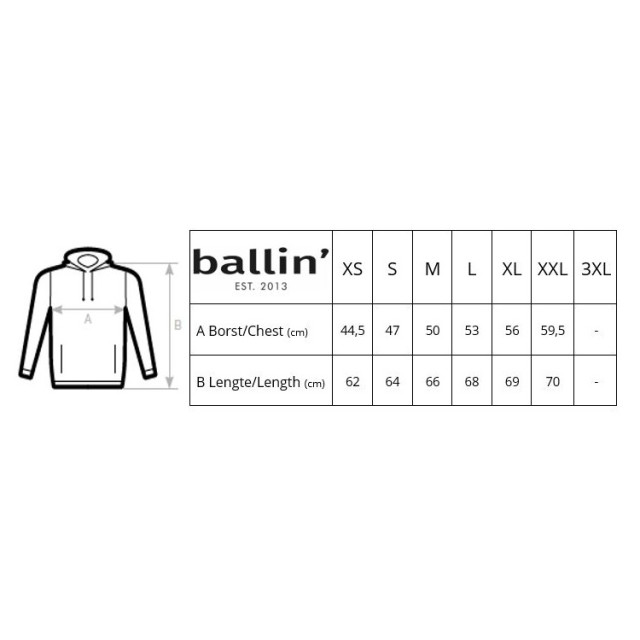 Ballin Est. 2013 Wmn hoodie WH-H00050-WHT-XL large