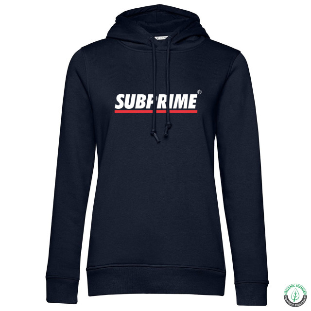 Subprime Hoodie stripe navy WHO-STRIPE-NVY-M large