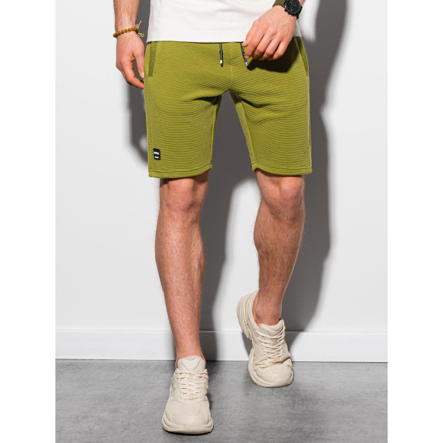 Ombre heren jog short olijf groen w294 7004-W294 large