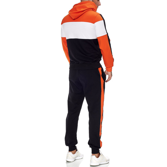 One Redox Heren joggingpak oranje wit huispak 1082 30143-1082 large