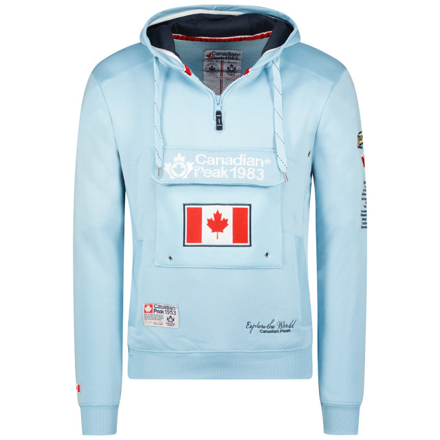 Canadian Peak heren anorak trui galapagos sky blue CP1-1 large