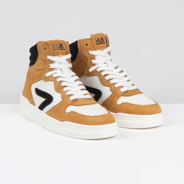 Hub  Court z high l70 w6002l70 off white/nero/camel/yvory Court Z high L70 W6002L70 off white/Nero/Camel/Yvory large