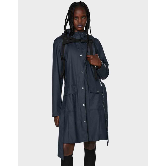 Rains Curve jacket 18130 navy 18130 large