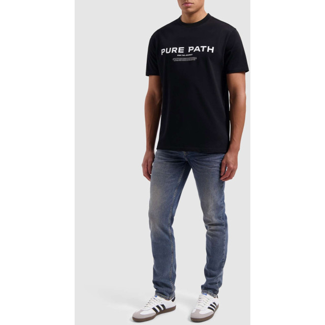 Pure Path Tshirt with front print black 24010112-02 large