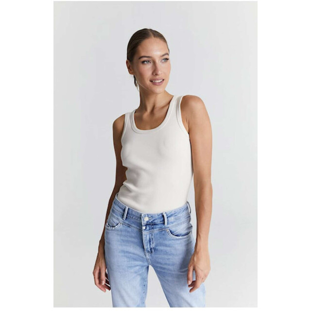 C.O.J. Denim Regular tanktop olivia white Olivia-24 large