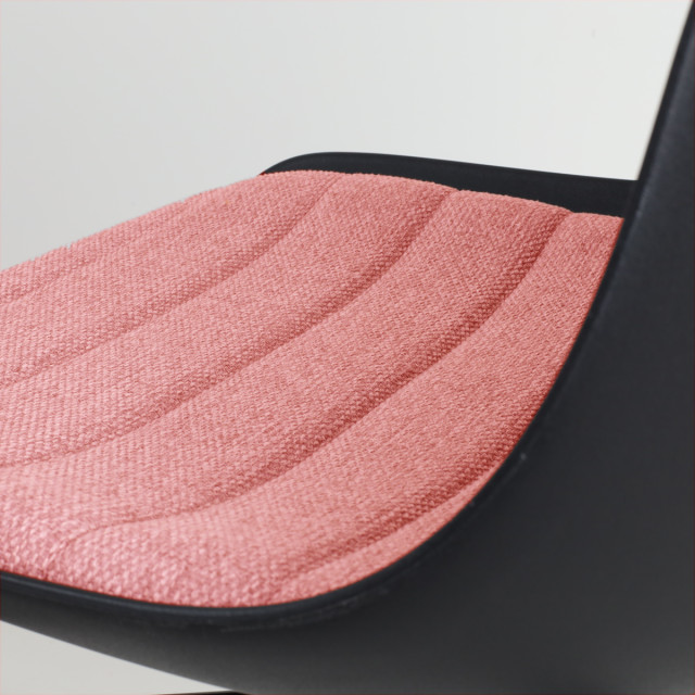 Nolon Nout-liv bureaustoel met terracotta rood zitkussen wit onderstel 2028412 large