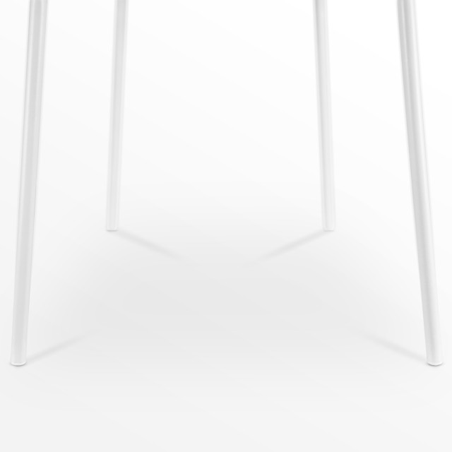 Nolon Nora-liv eetkamerstoel met lichtgrijs zitkussen wit onderstel 2028371 large