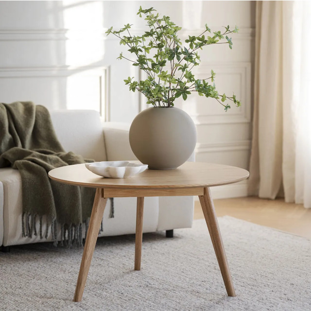 Rowico Home Yumi houten eettafel naturel Ø 115 cm 2028684 large