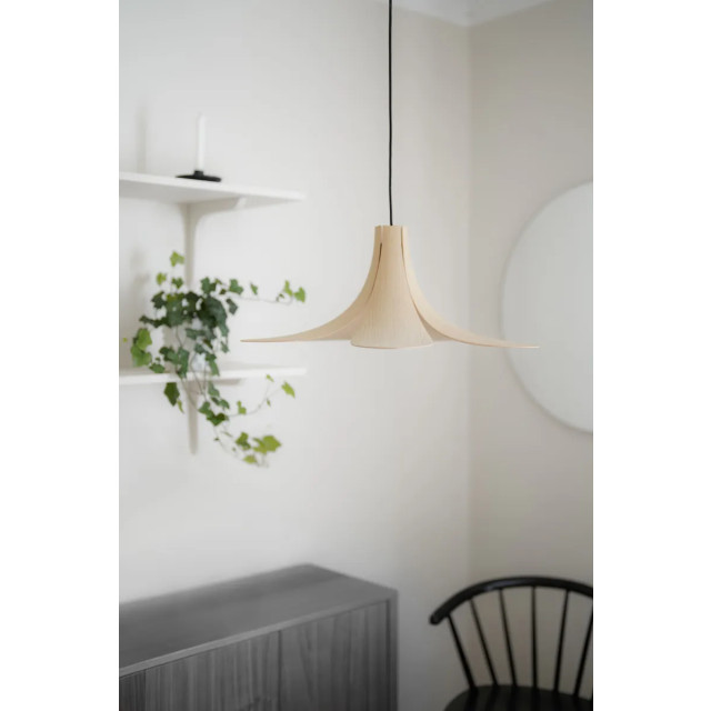 Umage Jazz houten hanglamp naturel met koordset wit Ø 65 x 24 cm 2027947 large