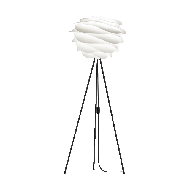 Umage Carmina medium vloerlamp white met vloer tripod zwart Ø 48 cm 2029780 large