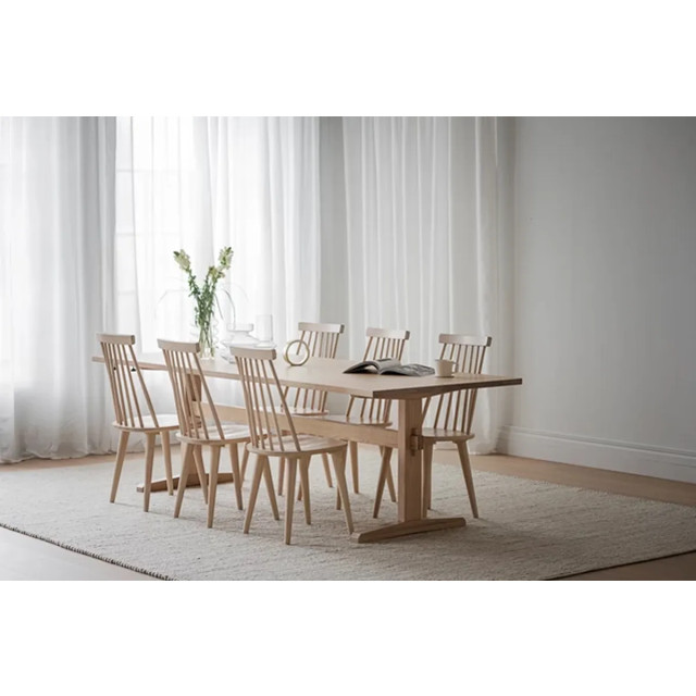 Rowico Home Westville houten verlengbare eettafel whitewash 240 x 95 cm 2171467 large